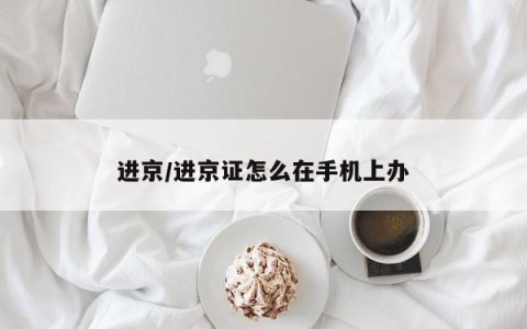 进京/进京证怎么在手机上办