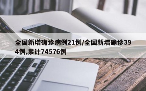 全国新增确诊病例21例/全国新增确诊394例,累计74576例