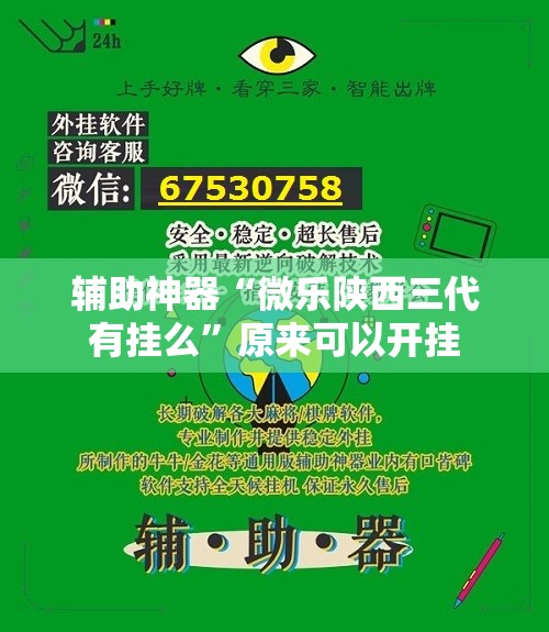 辅助神器“微乐陕西三代有挂么”原来可以开挂
