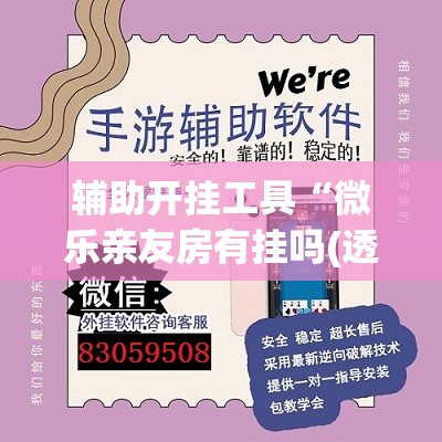 辅助开挂工具“微乐亲友房有挂吗(透视)”开挂辅助脚本+详细开挂安装教程
