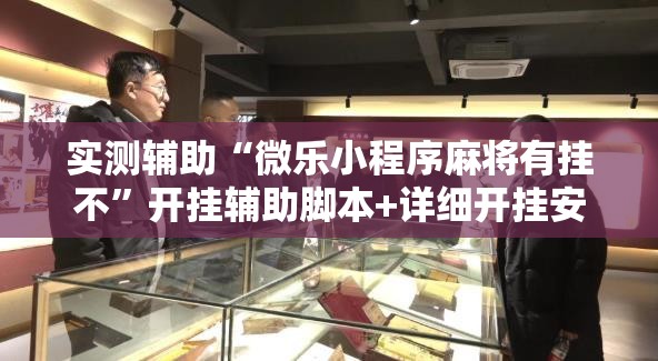 实测辅助“微乐小程序麻将有挂不”开挂辅助脚本+详细开挂安装教程