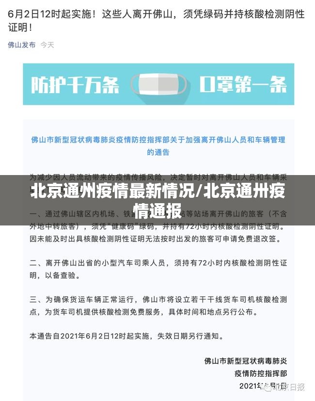 北京通州疫情最新情况/北京通卅疫情通报