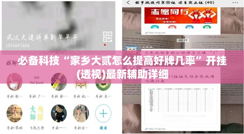 必备科技“家乡大贰怎么提高好牌几率”开挂(透视)最新辅助详细