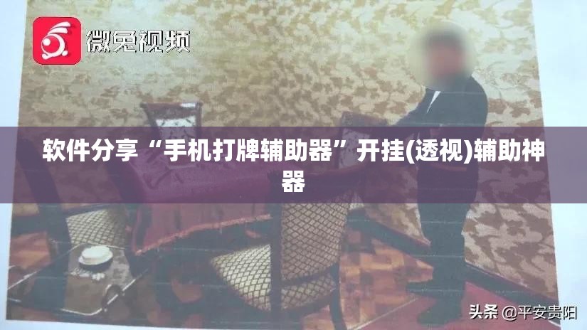 软件分享“手机打牌辅助器”开挂(透视)辅助神器