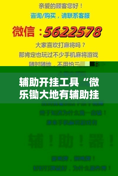 辅助开挂工具“微乐锄大地有辅助挂吗”科技辅助神器手机版