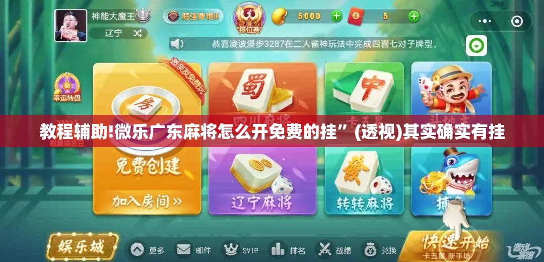 教程辅助!微乐广东麻将怎么开免费的挂”(透视)其实确实有挂