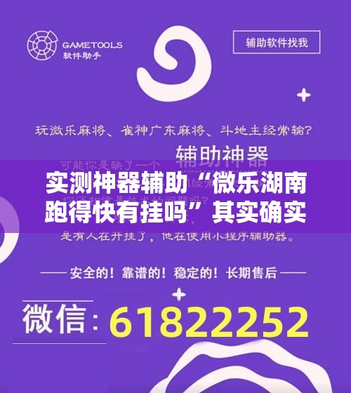 实测神器辅助“微乐湖南跑得快有挂吗”其实确实有挂