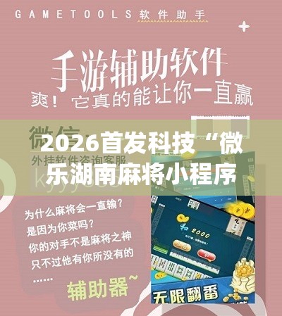 2026首发科技“微乐湖南麻将小程序必赢神器免费	”(免费)开挂辅助教学(最新辅助开挂教程)
