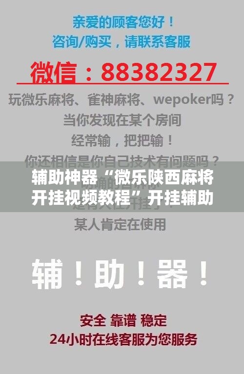 辅助神器“微乐陕西麻将开挂视频教程”开挂辅助脚本+详细开挂安装教程