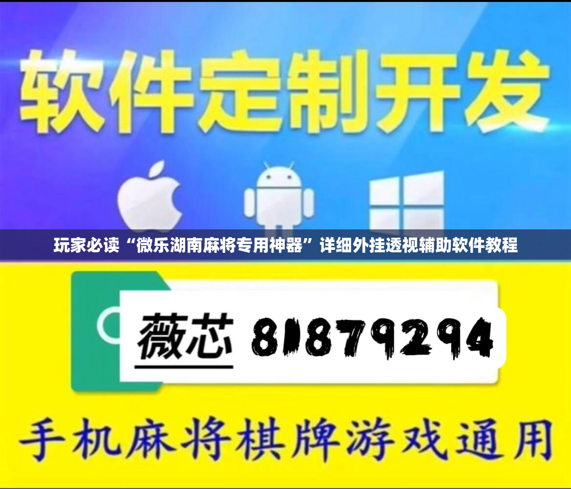 玩家必读“微乐湖南麻将专用神器	”详细外挂透视辅助软件教程