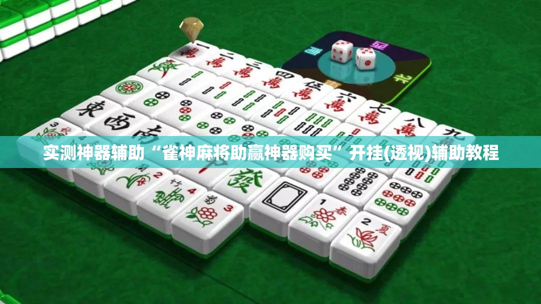 实测神器辅助“雀神麻将助赢神器购买”开挂(透视)辅助教程