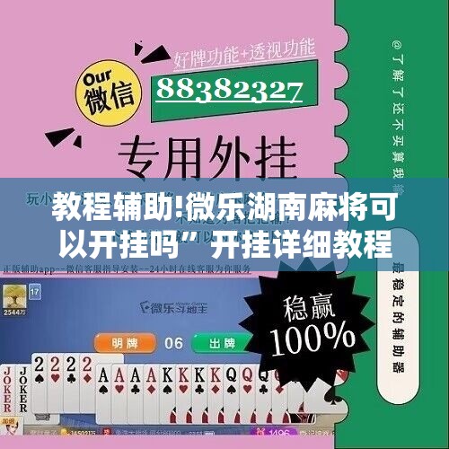 教程辅助!微乐湖南麻将可以开挂吗”开挂详细教程