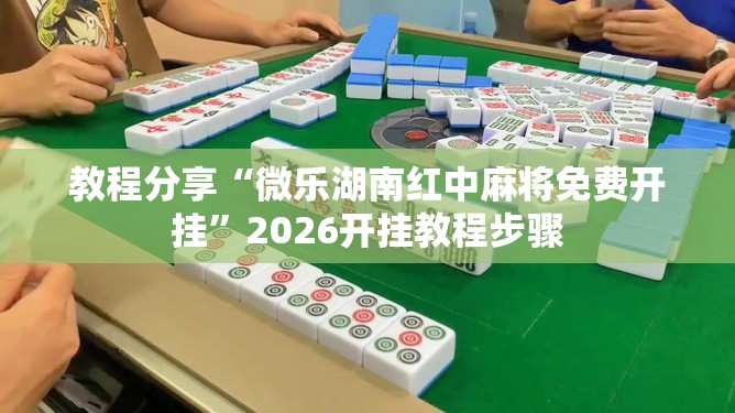 教程分享“微乐湖南红中麻将免费开挂”2026开挂教程步骤