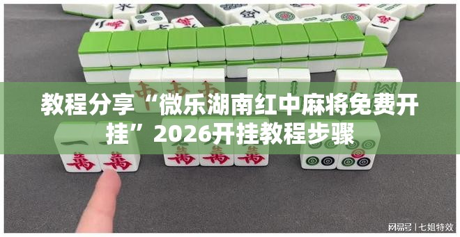 教程分享“微乐湖南红中麻将免费开挂”2026开挂教程步骤