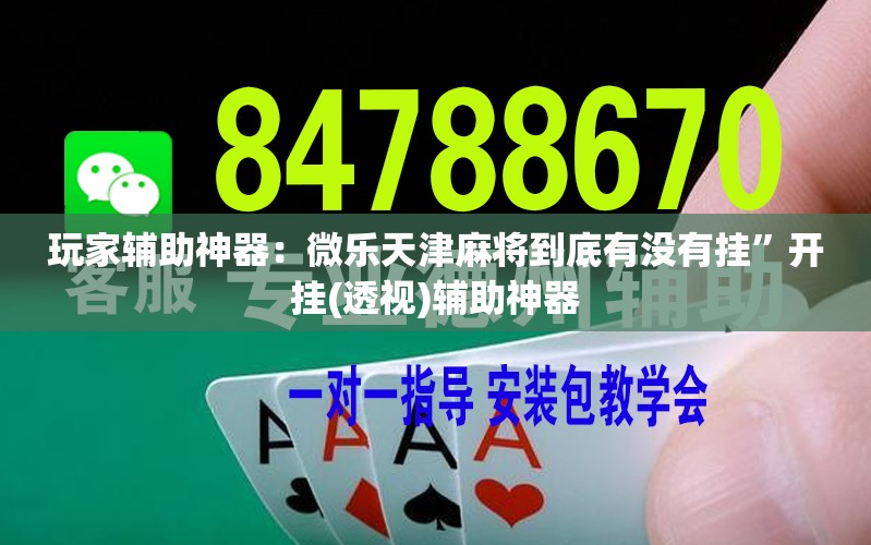 玩家辅助神器：微乐天津麻将到底有没有挂	”开挂(透视)辅助神器