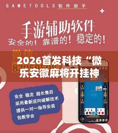 2026首发科技“微乐安徽麻将开挂神器下载	”详细分享装挂步骤