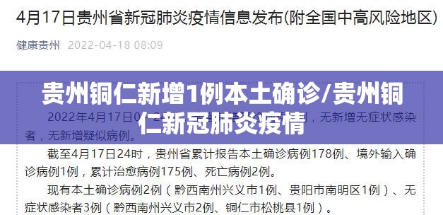 贵州铜仁新增1例本土确诊/贵州铜仁新冠肺炎疫情 贵州铜仁新增1例本土确诊/贵州铜仁新冠肺炎疫情