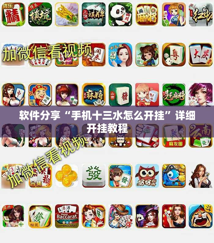 软件分享“手机十三水怎么开挂”详细开挂教程