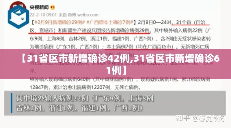 【31省区市新增确诊42例,31省区市新增确诊61例】