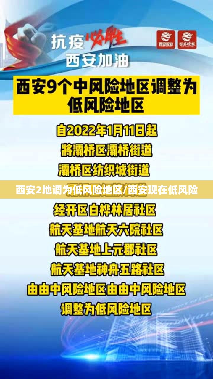 西安2地调为低风险地区/西安现在低风险