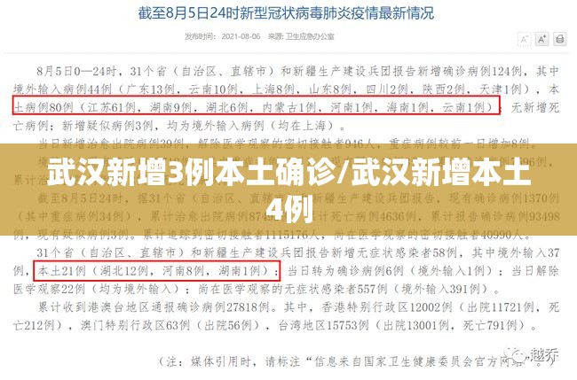 武汉新增3例本土确诊/武汉新增本土4例 武汉新增3例本土确诊/武汉新增本土4例