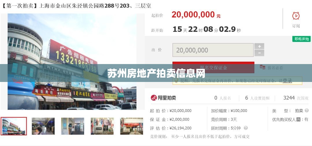苏州房地产拍卖信息网 苏州房地产拍卖信息网