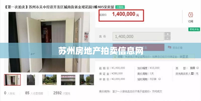苏州房地产拍卖信息网 苏州房地产拍卖信息网