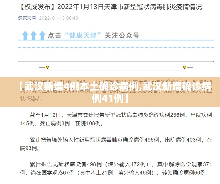 【武汉新增4例本土确诊病例,武汉新增确诊病例41例】 【武汉新增4例本土确诊病例,武汉新增确诊病例41例】