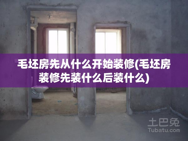 毛坯房先从什么开始装修(毛坯房装修先装什么后装什么) 毛坯房先从什么开始装修(毛坯房装修先装什么后装什么)