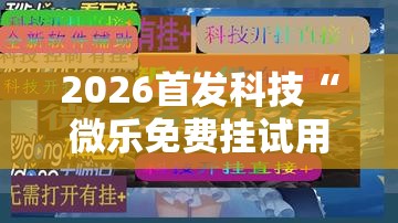 2026首发科技“微乐免费挂试用一天”细辅助教程分享