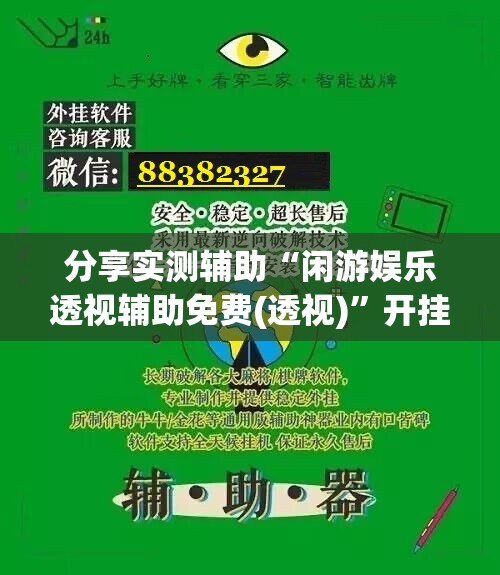 分享实测辅助“闲游娱乐透视辅助免费(透视)”开挂辅助脚本+详细开挂安装教程