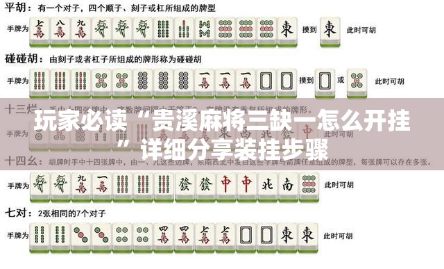 玩家必读“贵溪麻将三缺一怎么开挂”详细分享装挂步骤