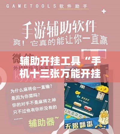 辅助开挂工具“手机十三张万能开挂器”原来可以开挂