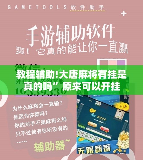 教程辅助!大唐麻将有挂是真的吗”原来可以开挂