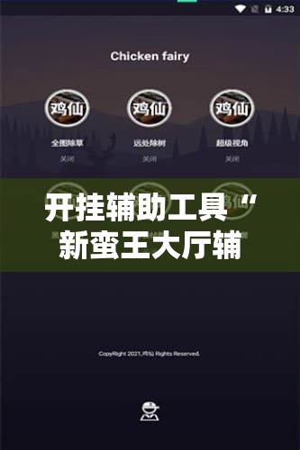 开挂辅助工具“新蛮王大厅辅助软件”详细开挂教程