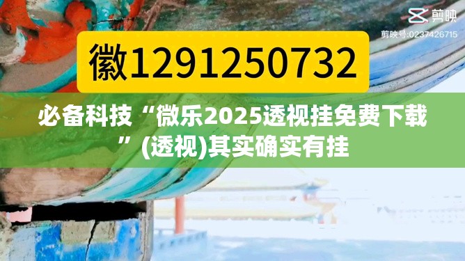 必备科技“微乐2025透视挂免费下载”(透视)其实确实有挂