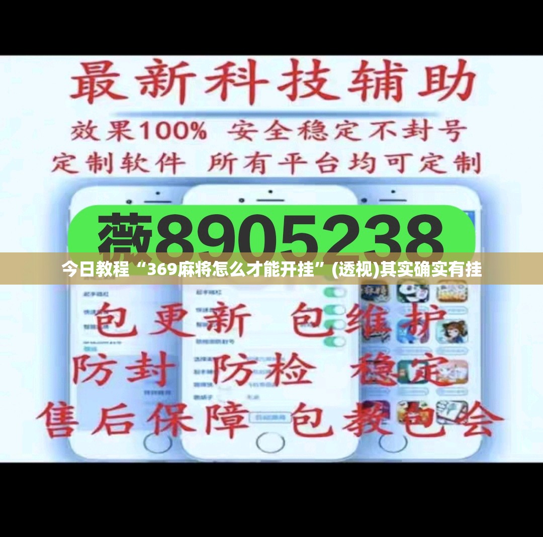 今日教程“369麻将怎么才能开挂”(透视)其实确实有挂