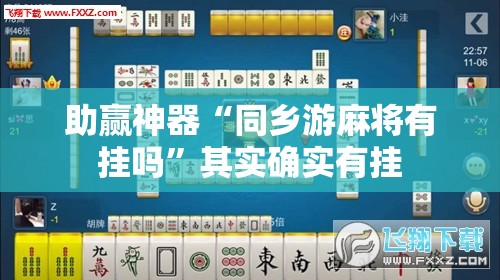 助赢神器“同乡游麻将有挂吗”其实确实有挂