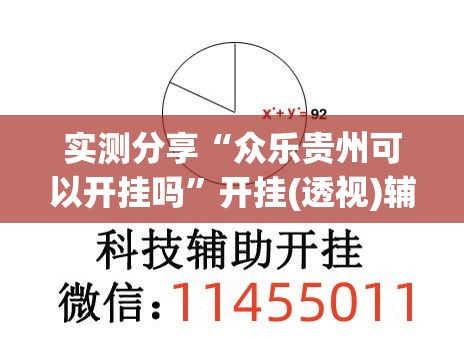 实测分享“众乐贵州可以开挂吗”开挂(透视)辅助神器