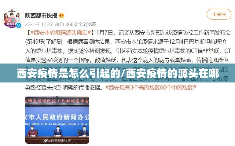 西安疫情是怎么引起的/西安疫情的源头在哪