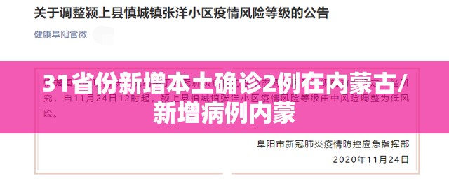 31省份新增本土确诊2例在内蒙古/新增病例内蒙 31省份新增本土确诊2例在内蒙古/新增病例内蒙