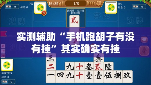 实测辅助“手机跑胡子有没有挂”其实确实有挂