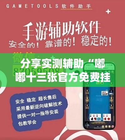 分享实测辅助“嘟嘟十三张官方免费挂”开挂(透视)最新辅助详细