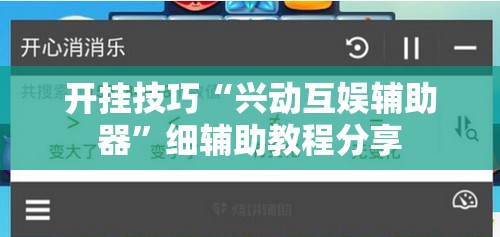 开挂技巧“兴动互娱辅助器”细辅助教程分享