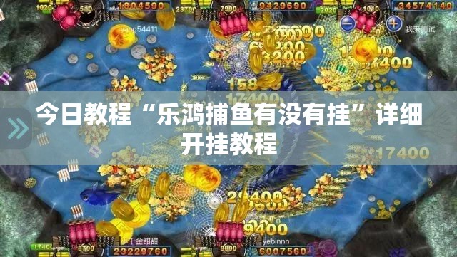 今日教程“乐鸿捕鱼有没有挂”详细开挂教程