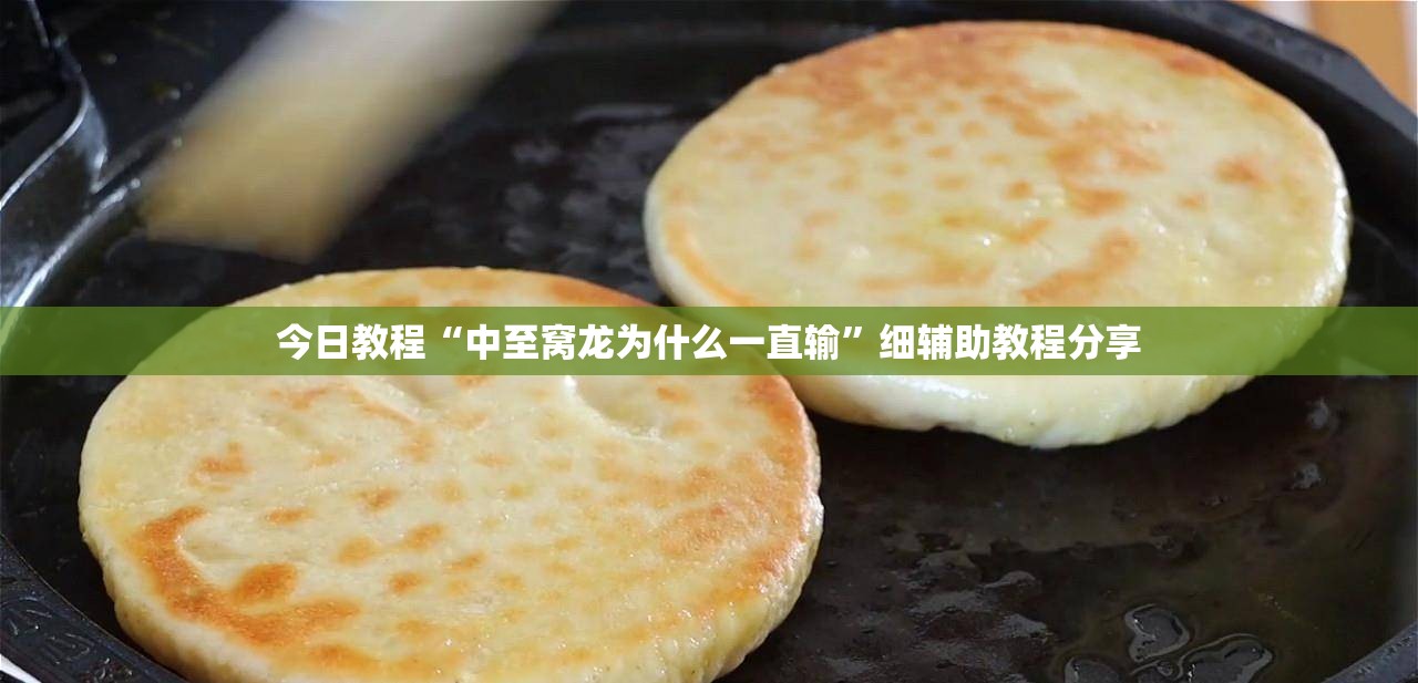 今日教程“中至窝龙为什么一直输”细辅助教程分享