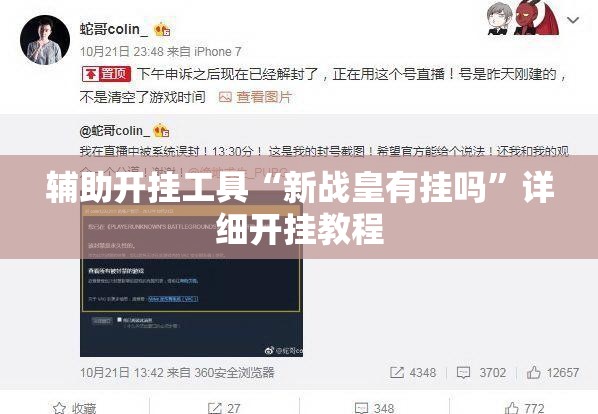 辅助开挂工具“新战皇有挂吗”详细开挂教程