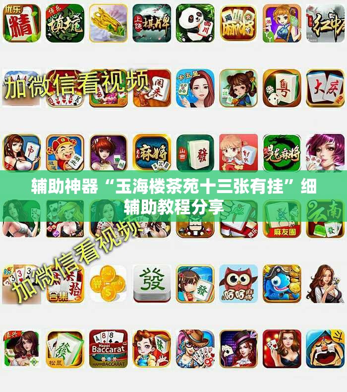 辅助神器“玉海楼茶苑十三张有挂”细辅助教程分享