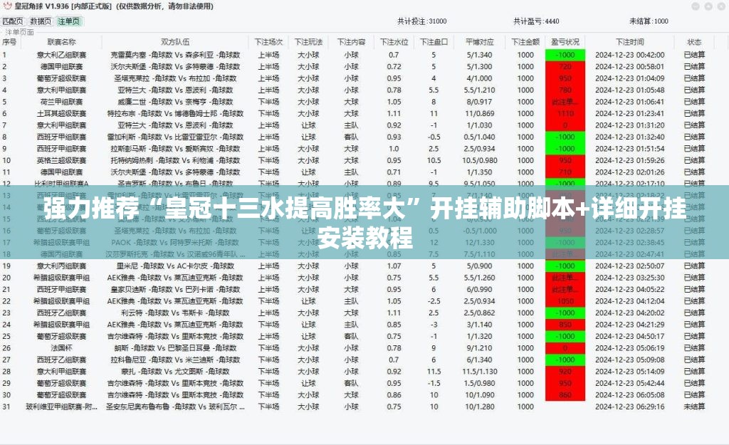 强力推荐“皇冠十三水提高胜率大”开挂辅助脚本+详细开挂安装教程