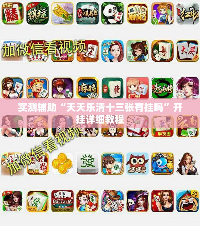 实测辅助“天天乐清十三张有挂吗”开挂详细教程